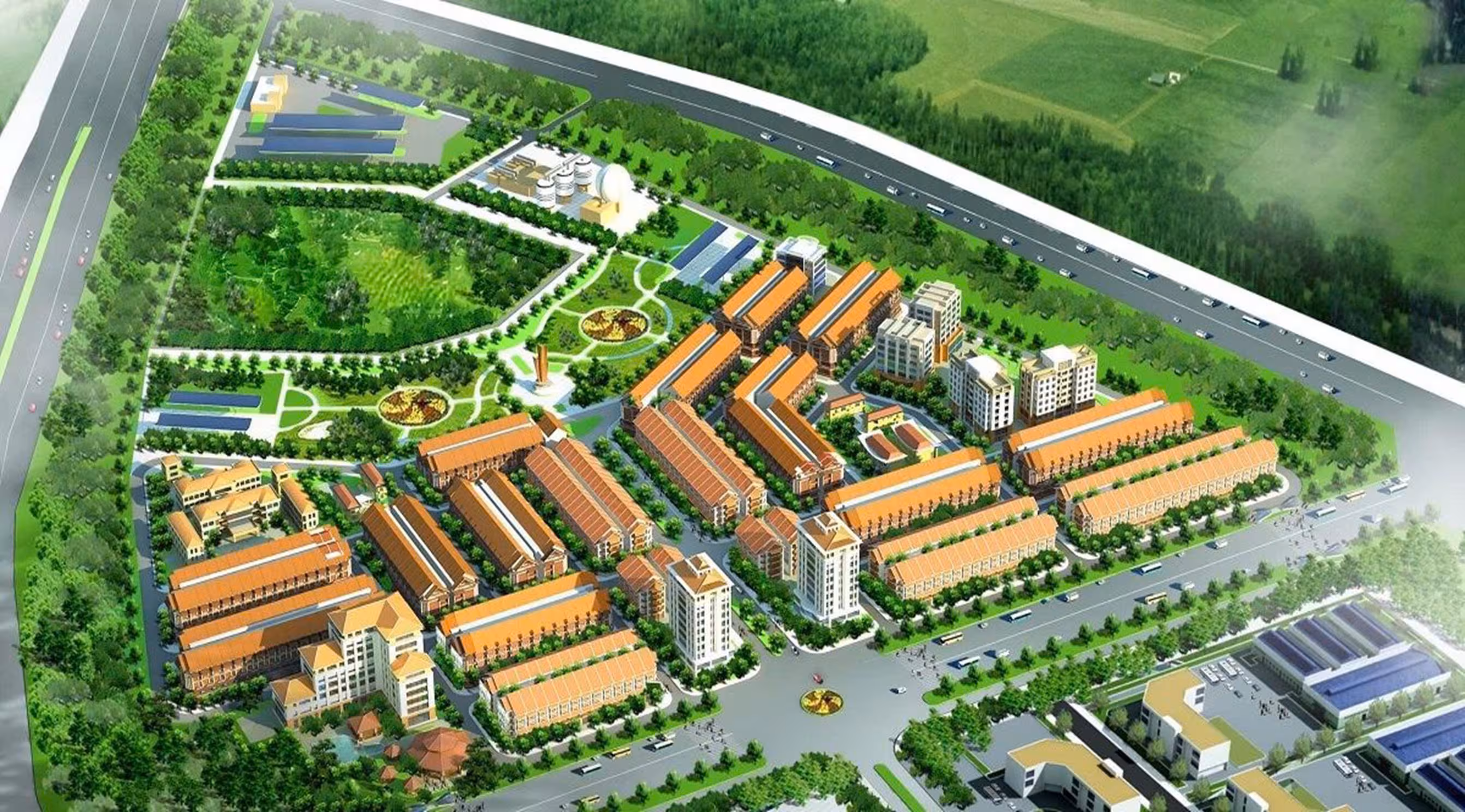 Mặt bằng tổng thể quy hoạch dự án Hanssip Ecocity